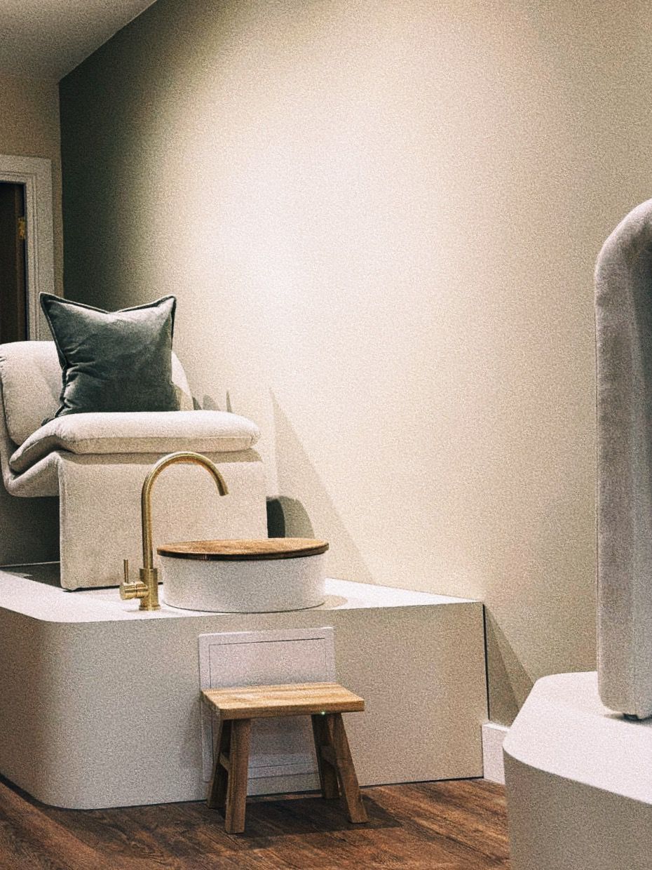Pedicure station at Muse Studio