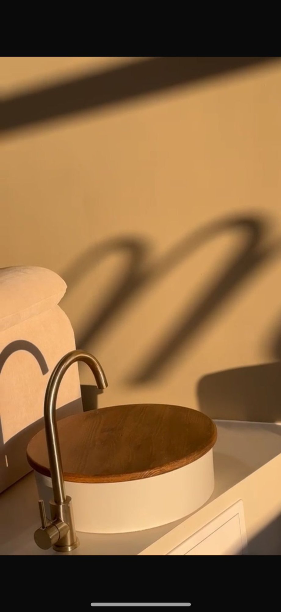 Golden hour pedicure station